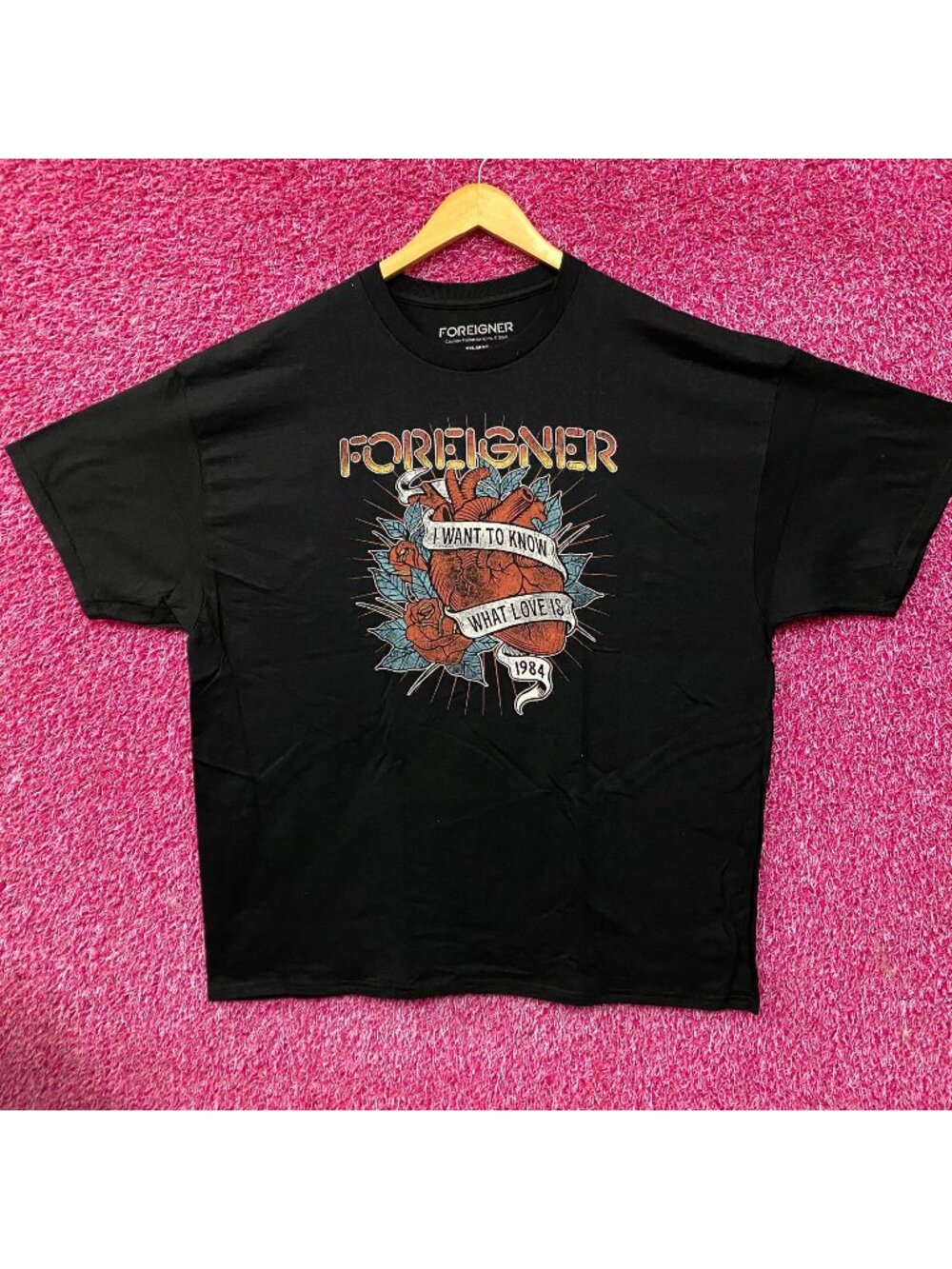 Foreigner Agent Provocateur I Wanna Know What Love Is T-Shirt  2XL